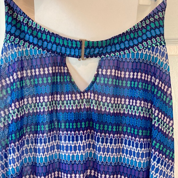 Geometric Cool Colored Tankini Top - Picture 4 of 6